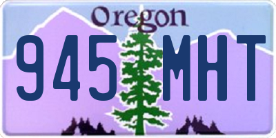 OR license plate 945MHT