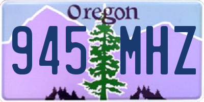 OR license plate 945MHZ