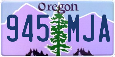 OR license plate 945MJA