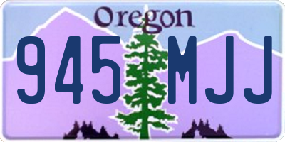 OR license plate 945MJJ