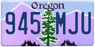 OR license plate 945MJU