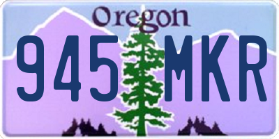 OR license plate 945MKR