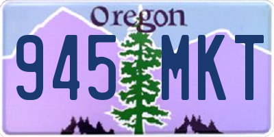 OR license plate 945MKT