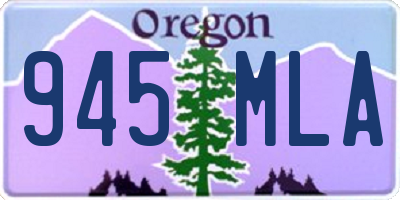 OR license plate 945MLA
