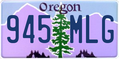 OR license plate 945MLG