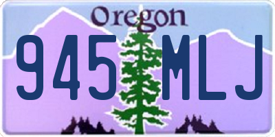 OR license plate 945MLJ