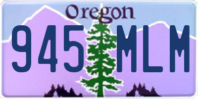 OR license plate 945MLM