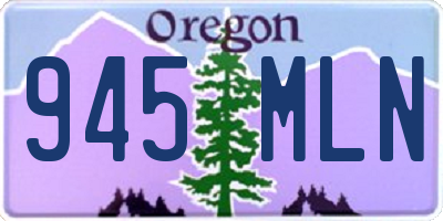 OR license plate 945MLN