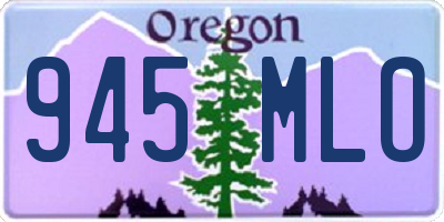 OR license plate 945MLO