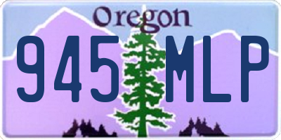 OR license plate 945MLP
