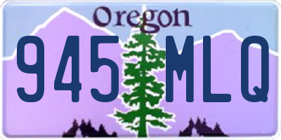 OR license plate 945MLQ