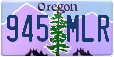 OR license plate 945MLR