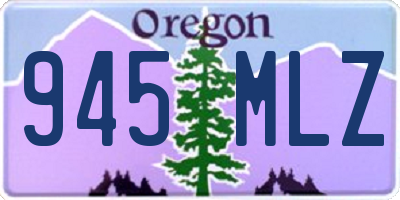 OR license plate 945MLZ
