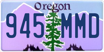 OR license plate 945MMD