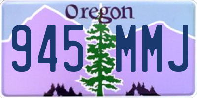 OR license plate 945MMJ
