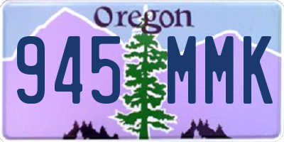 OR license plate 945MMK