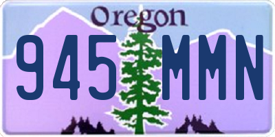 OR license plate 945MMN