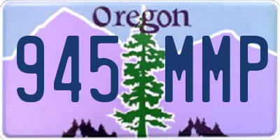 OR license plate 945MMP