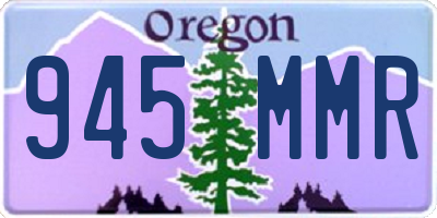 OR license plate 945MMR