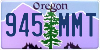 OR license plate 945MMT