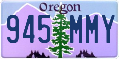 OR license plate 945MMY