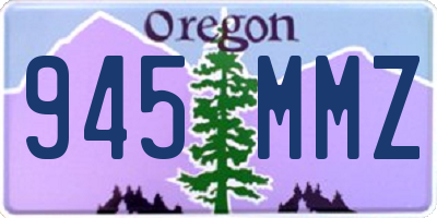 OR license plate 945MMZ