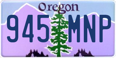 OR license plate 945MNP