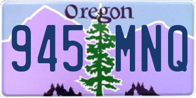 OR license plate 945MNQ