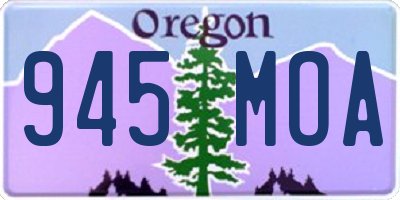 OR license plate 945MOA