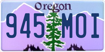 OR license plate 945MOI