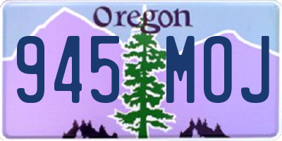OR license plate 945MOJ