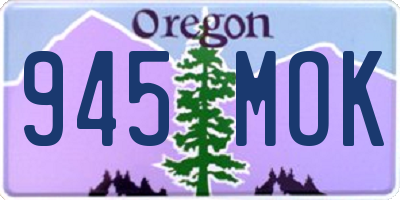 OR license plate 945MOK