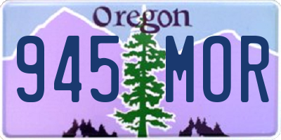 OR license plate 945MOR
