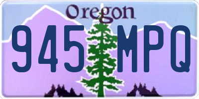 OR license plate 945MPQ