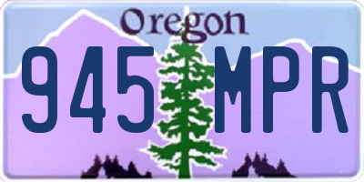 OR license plate 945MPR
