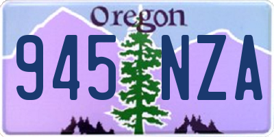 OR license plate 945NZA