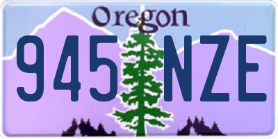 OR license plate 945NZE