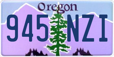 OR license plate 945NZI
