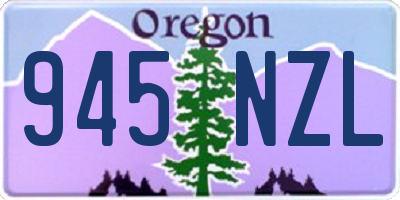 OR license plate 945NZL