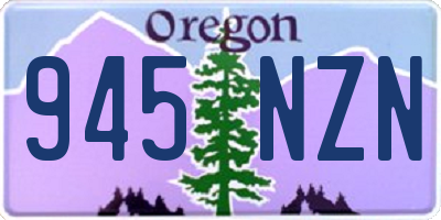 OR license plate 945NZN