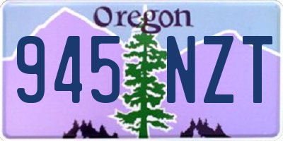 OR license plate 945NZT