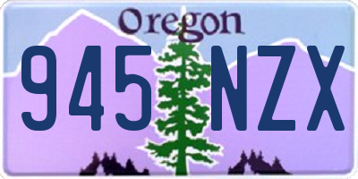 OR license plate 945NZX