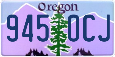 OR license plate 945OCJ