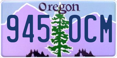OR license plate 945OCM