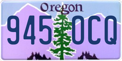 OR license plate 945OCQ