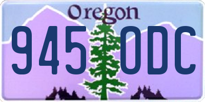 OR license plate 945ODC