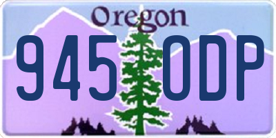 OR license plate 945ODP