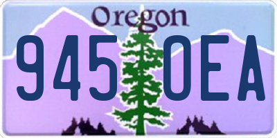 OR license plate 945OEA