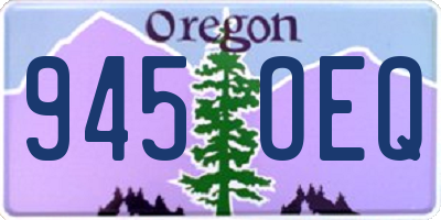 OR license plate 945OEQ