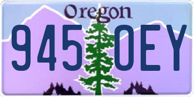 OR license plate 945OEY